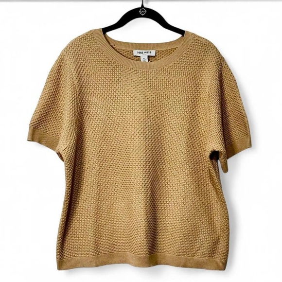 Nine West Sweaters - Nine West Tan Spring Sweater [size XL] [NWT]